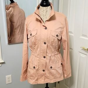 Sonoma Pink Safari Jacket Large